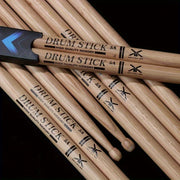 5A Hickory Drumsticks Uncharged Pair Durable Practice Jazz