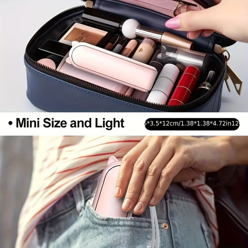 Rechargeable Handheld Fan with Adjustable Speed Foldable Portable Fan for Travel Outdoor Use