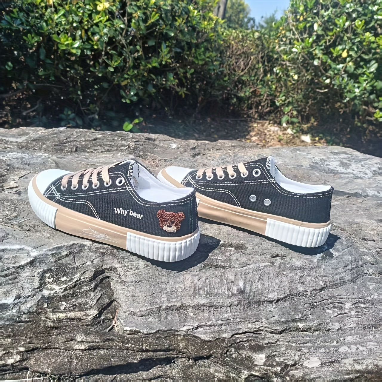 Women's Casual Vintage Fabric Flat Shoes With Cartoon Pattern