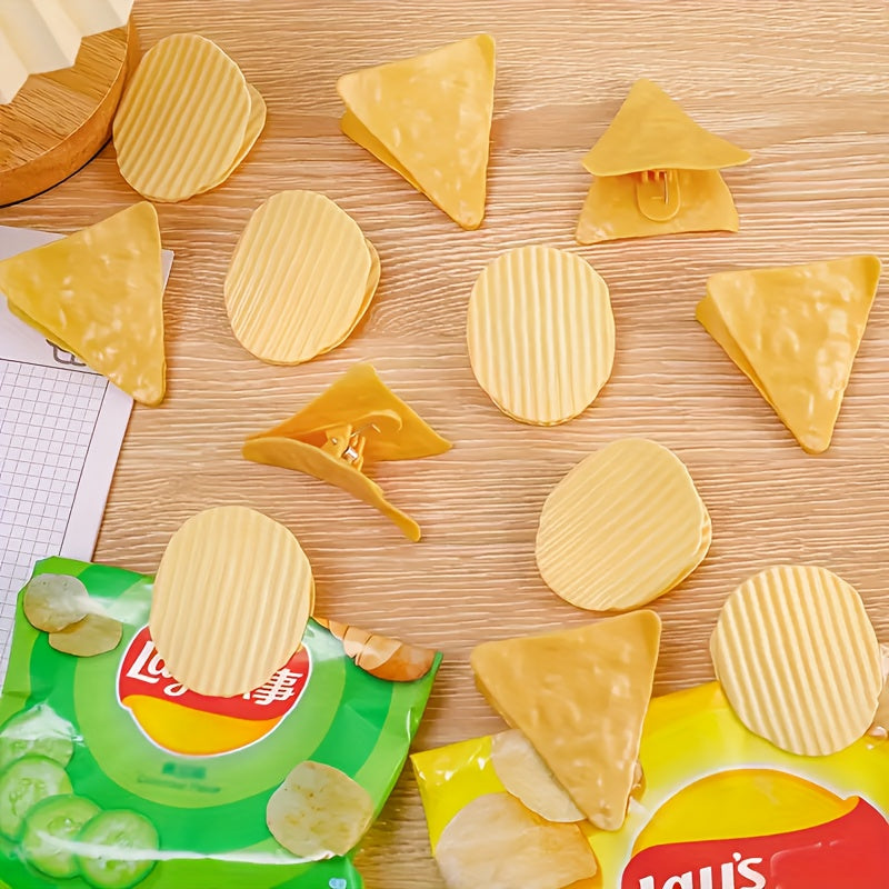 Ikki ijodiy chip kliplari to'plami, atıştırmalık sumkalarini, fayl papkalarini va boshqa ofis jihozlarini muhrlash uchun mukammal. Ushbu mustahkam plastik ish stoli aksessuarlari sizning buyumlaringizni tartibda va xavfsiz saqlash uchun ideal.