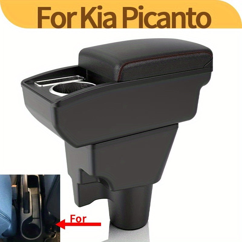 Universal avtomobil markaz konsoli armrest qutisi tashkilotchisi ABS saqlash aksessuari
