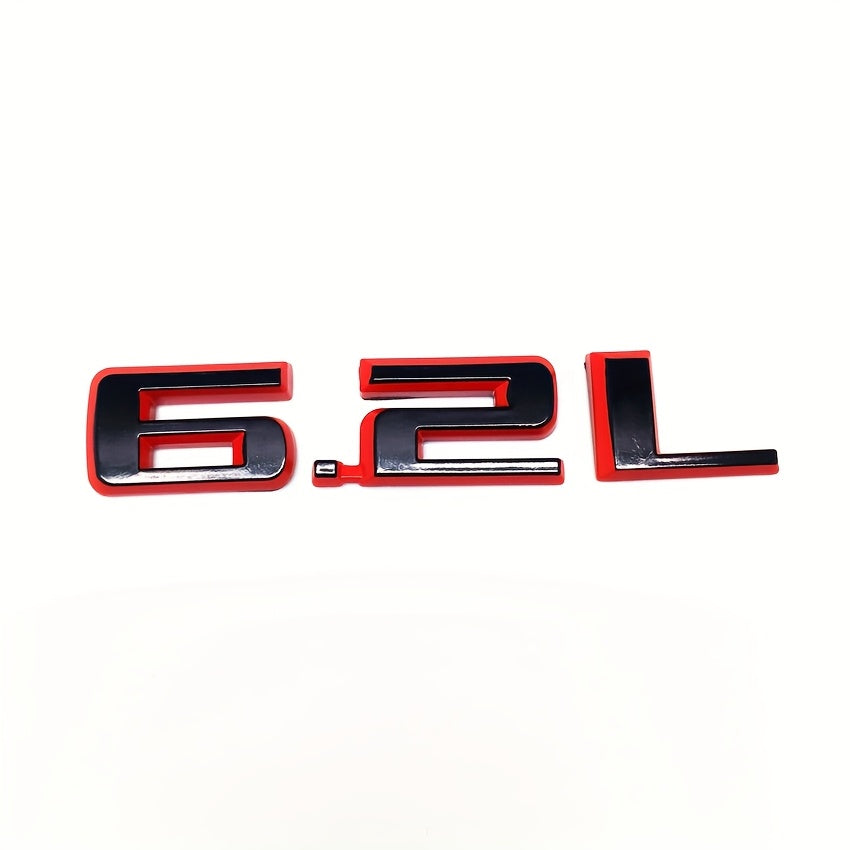 Pegatina de logo de coche para Silverado 6.2L ABS emblema modificado de camioneta
