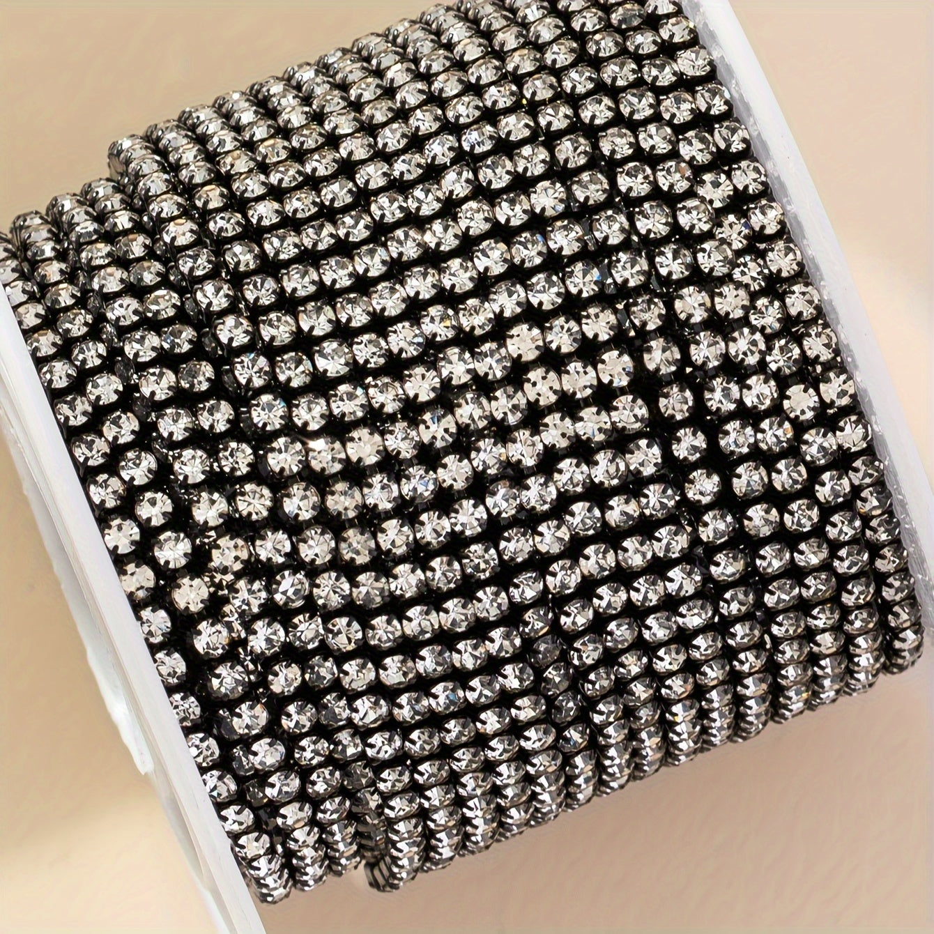 Sparkling Rhinestone Chain 450cm for Jewelry Making and Accessories