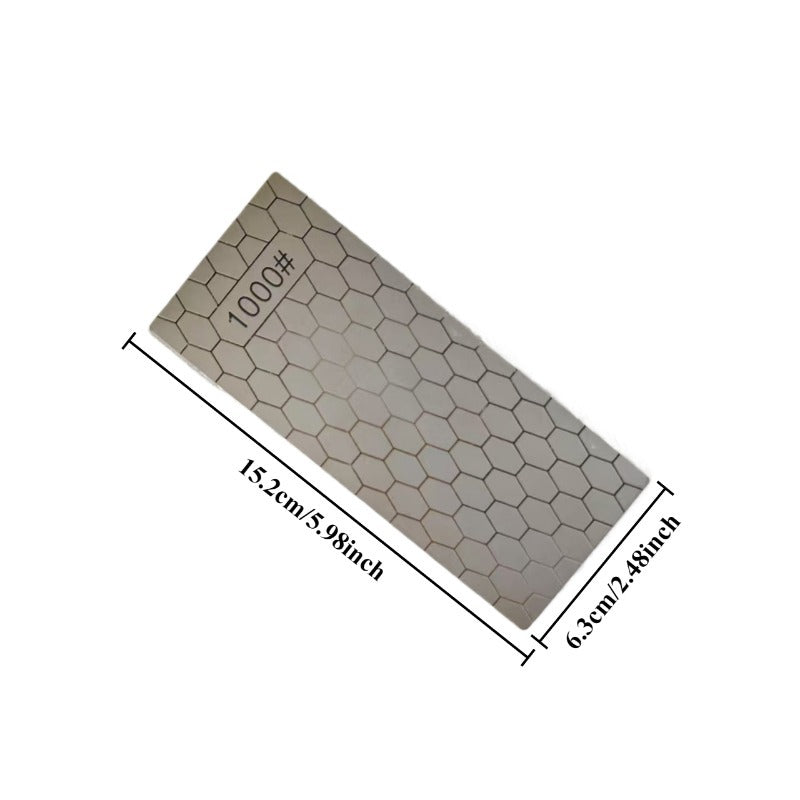 Honeycomb Frosted Stone Set of 9 Kitchen Tools Anti Slip Base Sharpening Tool Camping