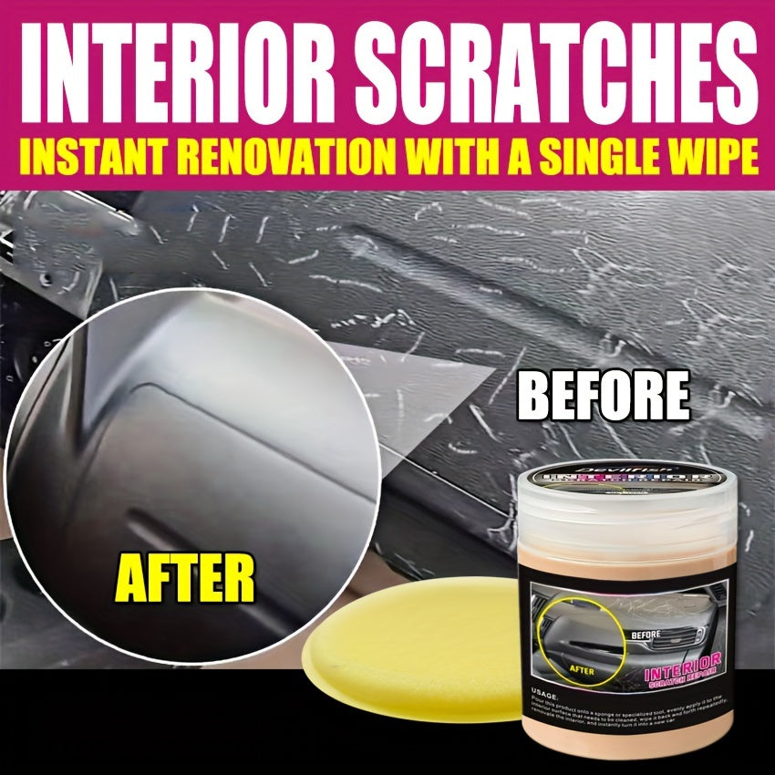 Car Interior Scratch Repair Kit 100G Clay-Based Plastic Dashboard Polish