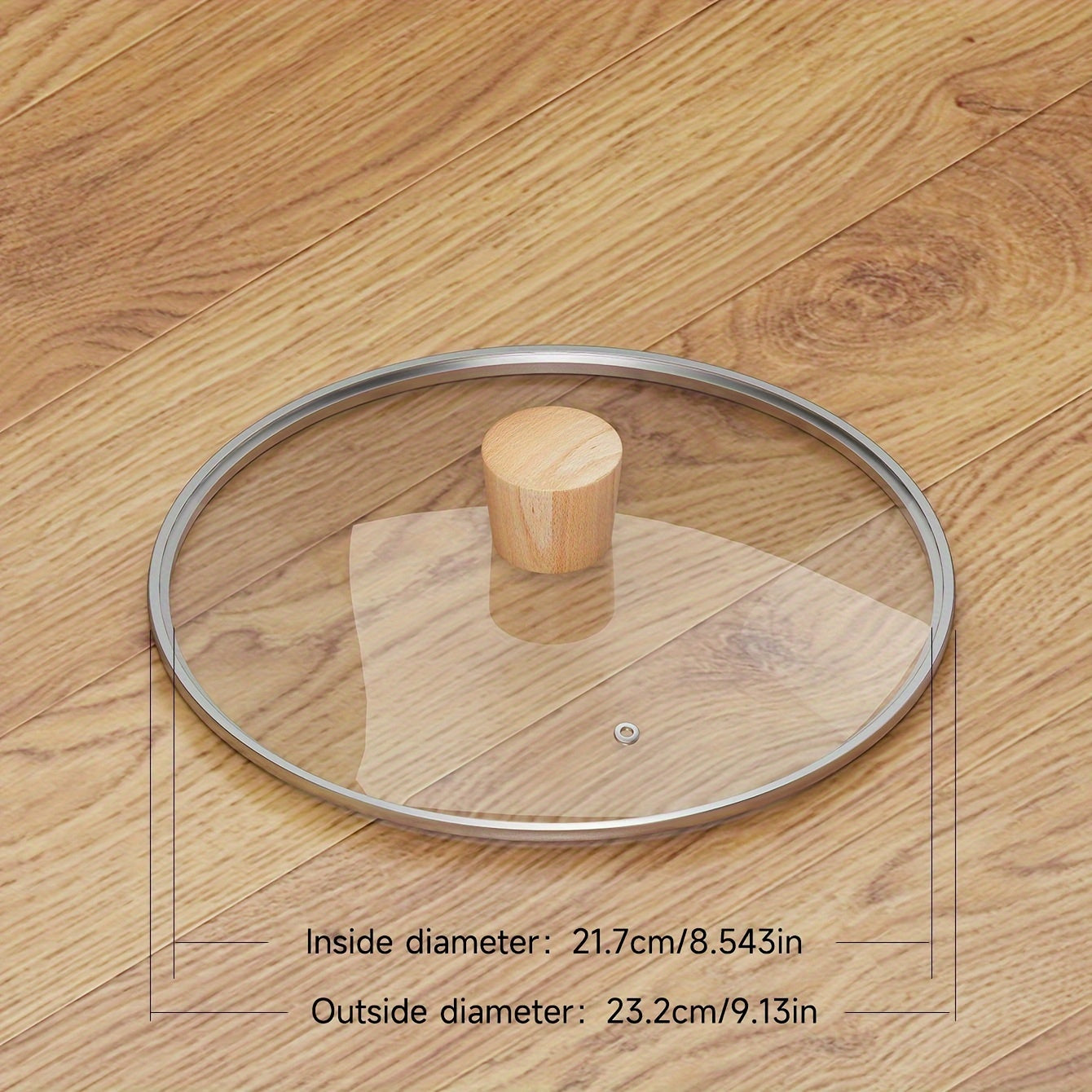 Tempered Glass Cookware Lid for Pots and Pans 16cm 18cm 20cm 22cm 24cm