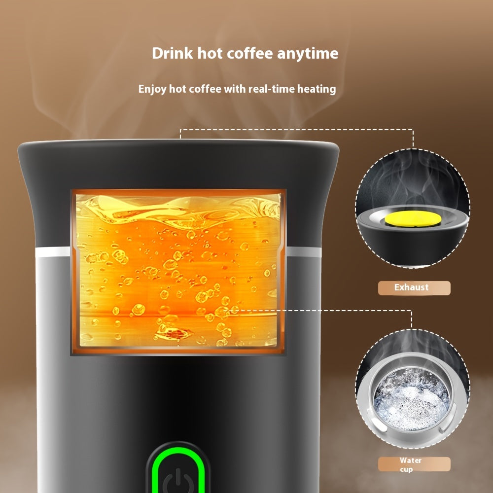 Portable Automatic Espresso Coffee Maker USB Rechargeable Compact for Travel and Home