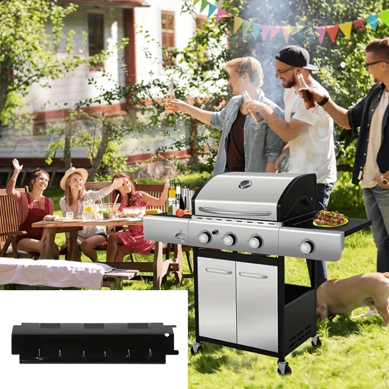 Heat-Resistant Ceramic Steel Grill Cover for Outdoor BBQ and Camping