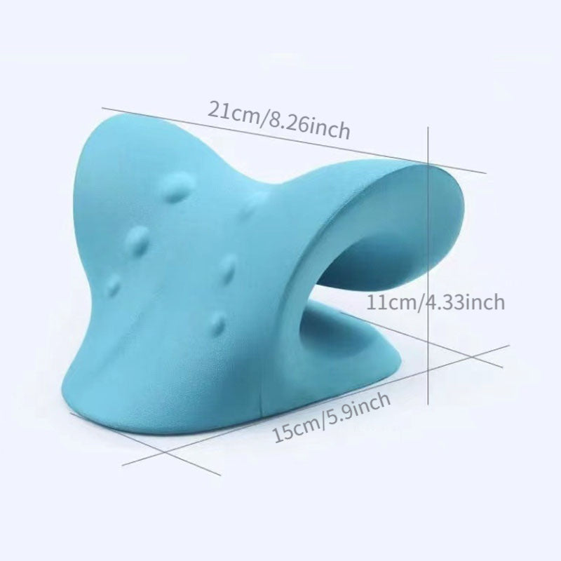 Bo'yinni qo'llab-quvvatlash, dam olish va taranglikni bartaraf etish uchun ergonomik bo'yin yostiq.