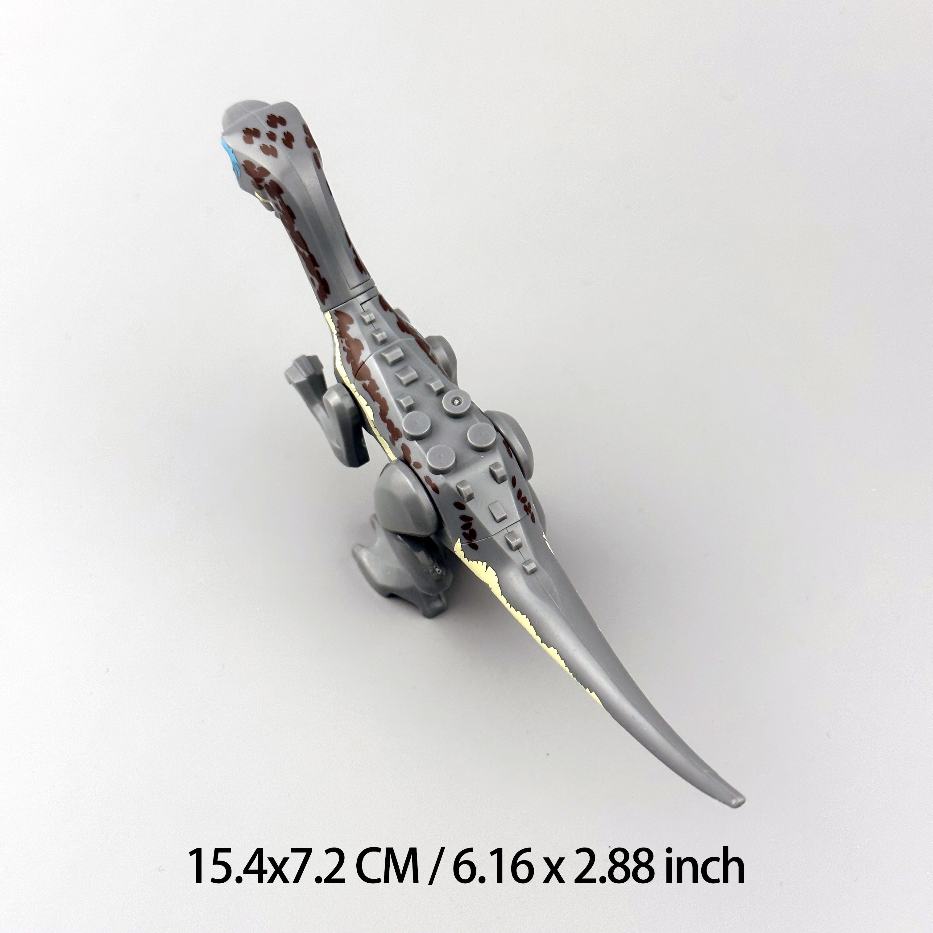 Динозаврические строительные блоки с мини-фигурками для детей от 6 лет