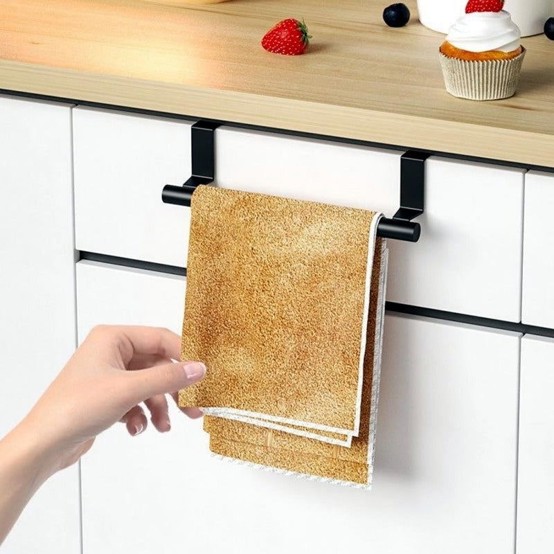 Modern Stainless Steel Towel Hook Rust-Resistant Wall Mount Bathroom Kitchen