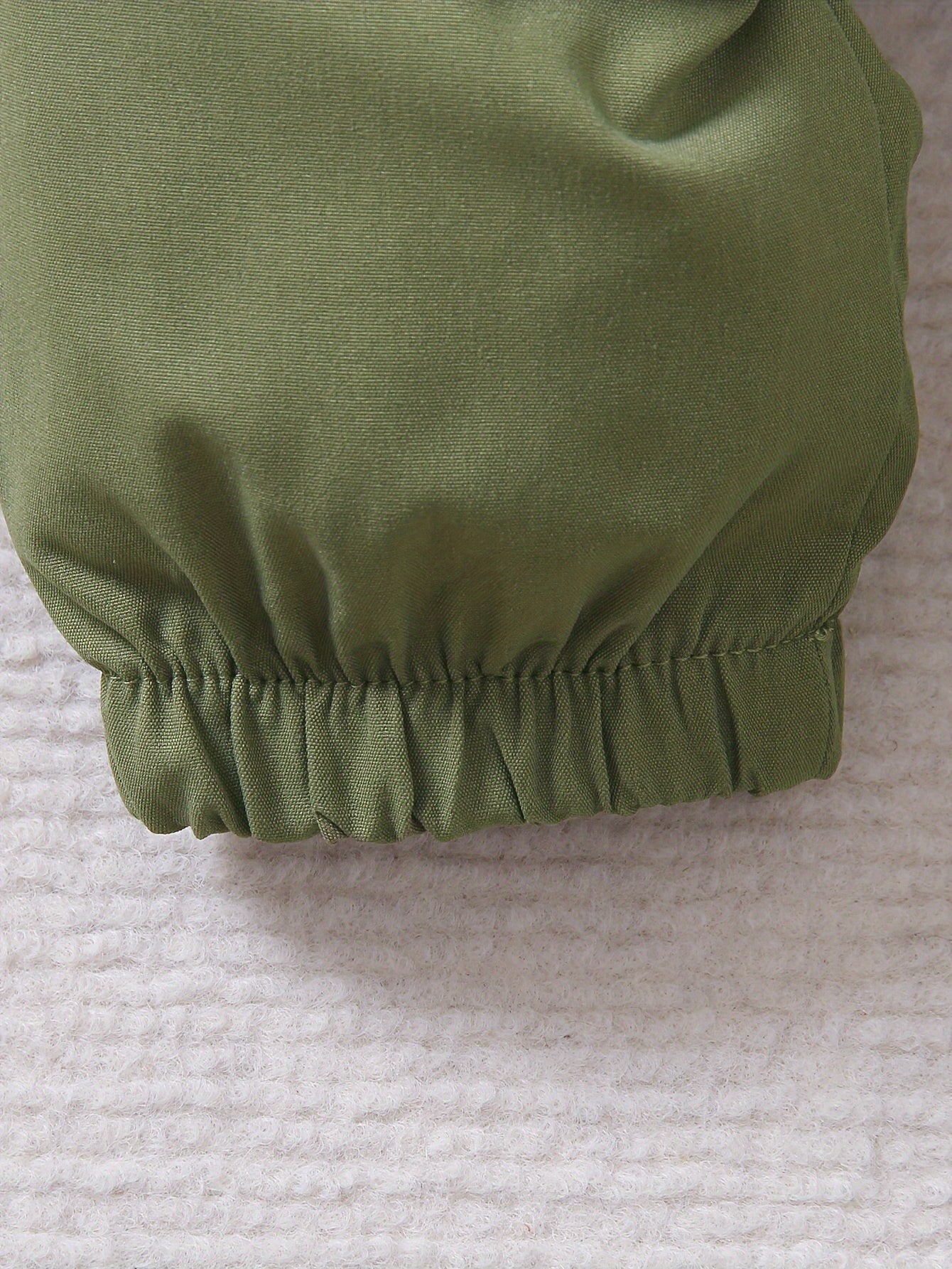 Мальчики 3-частный комплект уличного стиля: жилет оливкового цвета, длинный рукав, футболка, джоггеры, весна-осень