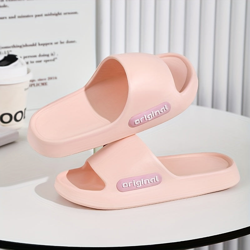 Women's Soft Bottom Pool Slide Sandals Quick Dry Non-Slip Lightweight