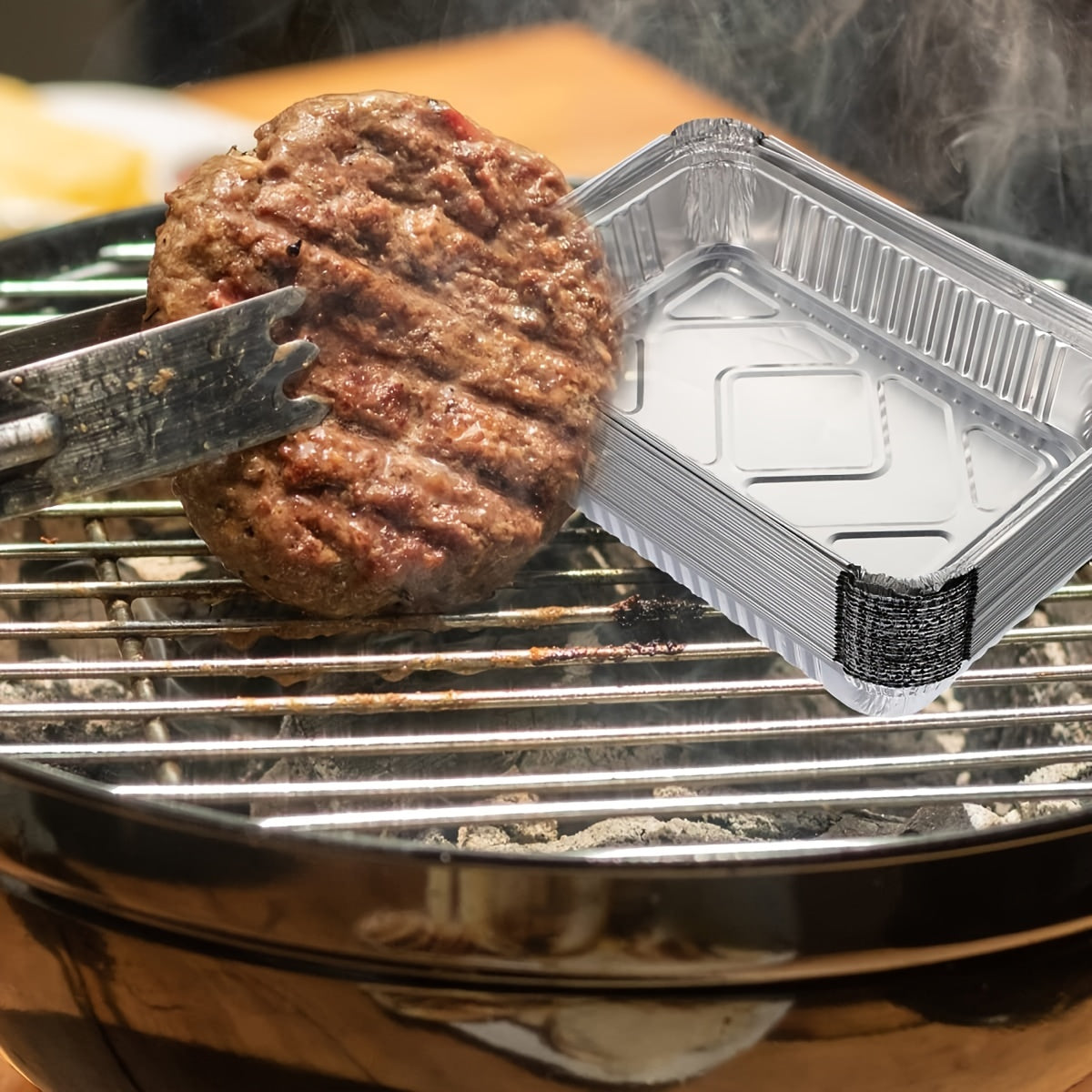 20 Disposable Aluminum Drip Pans for Gas and Charcoal Grills Outdoor BBQ