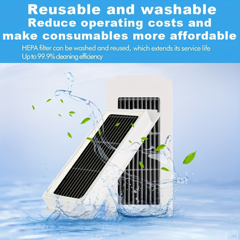 Ecovacs Deebot X5 Omni va X5 Pro uchun robot tozalash uchun aksessuarlar to'plami, asosiy cho'tka, tozalash matolari, chang qutilari, filtrlash va yon cho'tkalarini o'z ichiga oladi