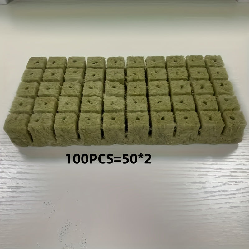 Mini Compressed Hydroponic Rock Cubes for Seed Germination and Plant Growth