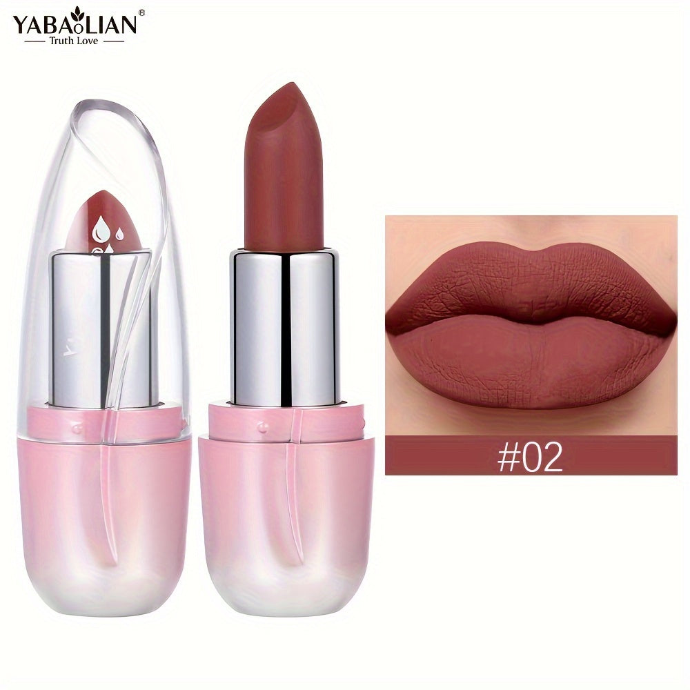 Women's Pearlescent Matte Lipstick Long Lasting Waterproof Pink Lipstick