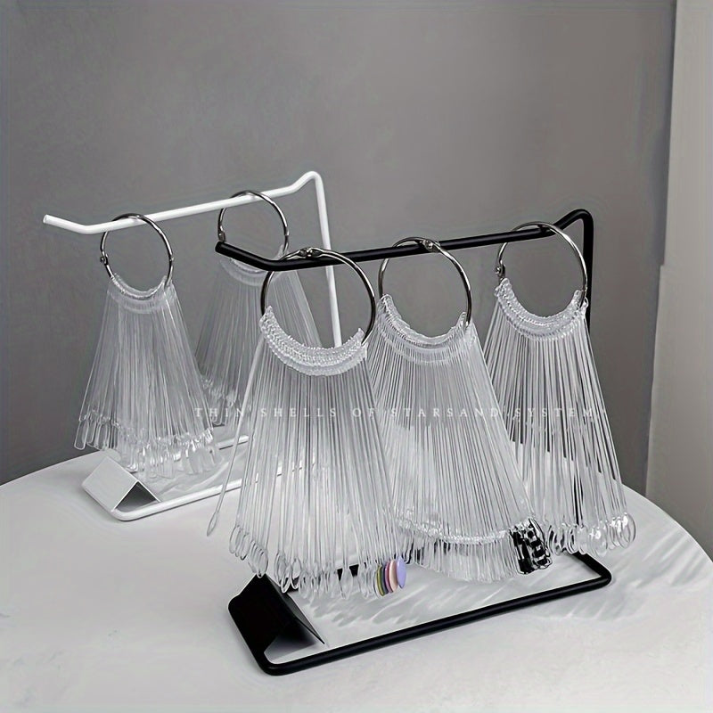 Set of 2 Modern Metal Jewelry Display Stands for Lipsticks, Keychains, and Necklaces
