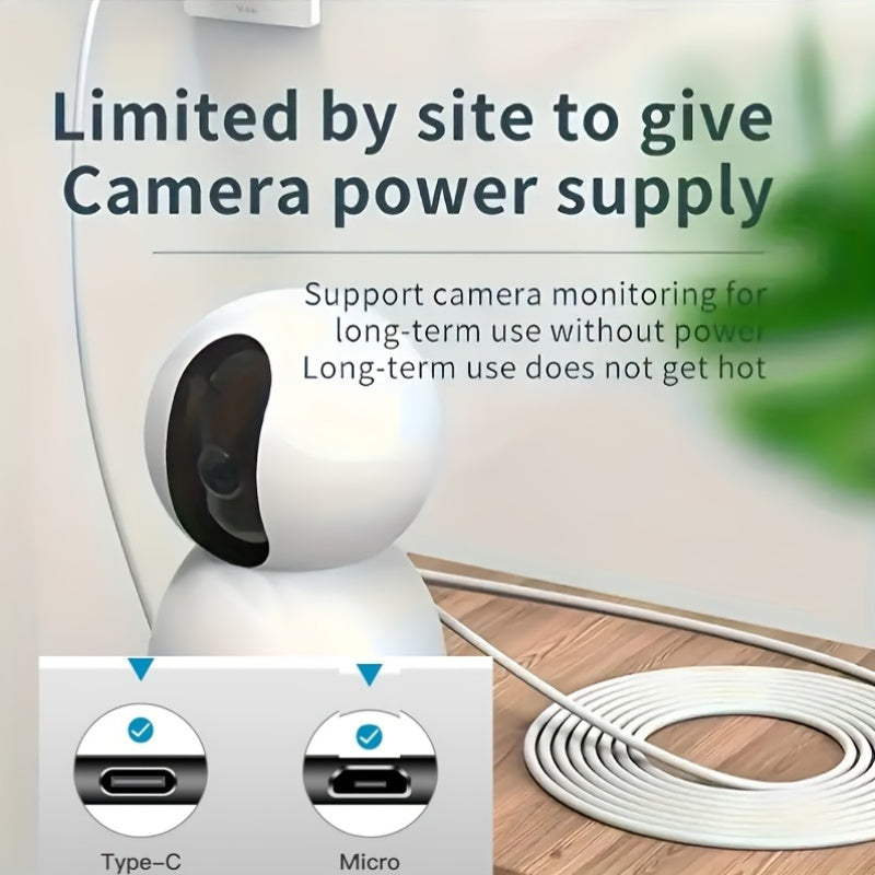 393-Inch USB Type-C and Micro-USB Charging Cable Set for Data Transfer and Device Charging