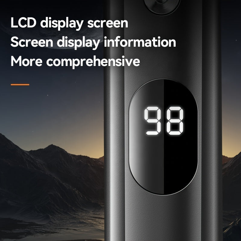 Chegara osha 5-in-1 Oilaviy to'plam, LED LCD raqamli displey bilan, sochni qirqish, so'zlash, tanani parvarish qilish uchun