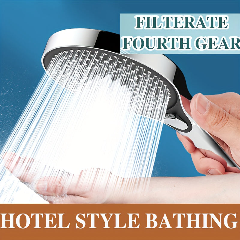 Cabezal de ducha grande electroplateado con alta presión para una ducha de lluvia potente