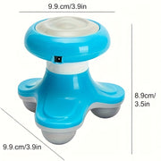 Portable Mini Triangle Massager for Whole Body 3D Battery Powered