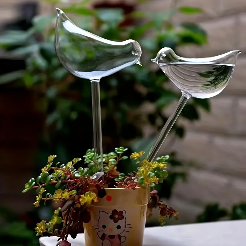 5pcs Bird-Shaped Self-Watering Globes for Indoor Outdoor Gardens Potted Plants Flowers