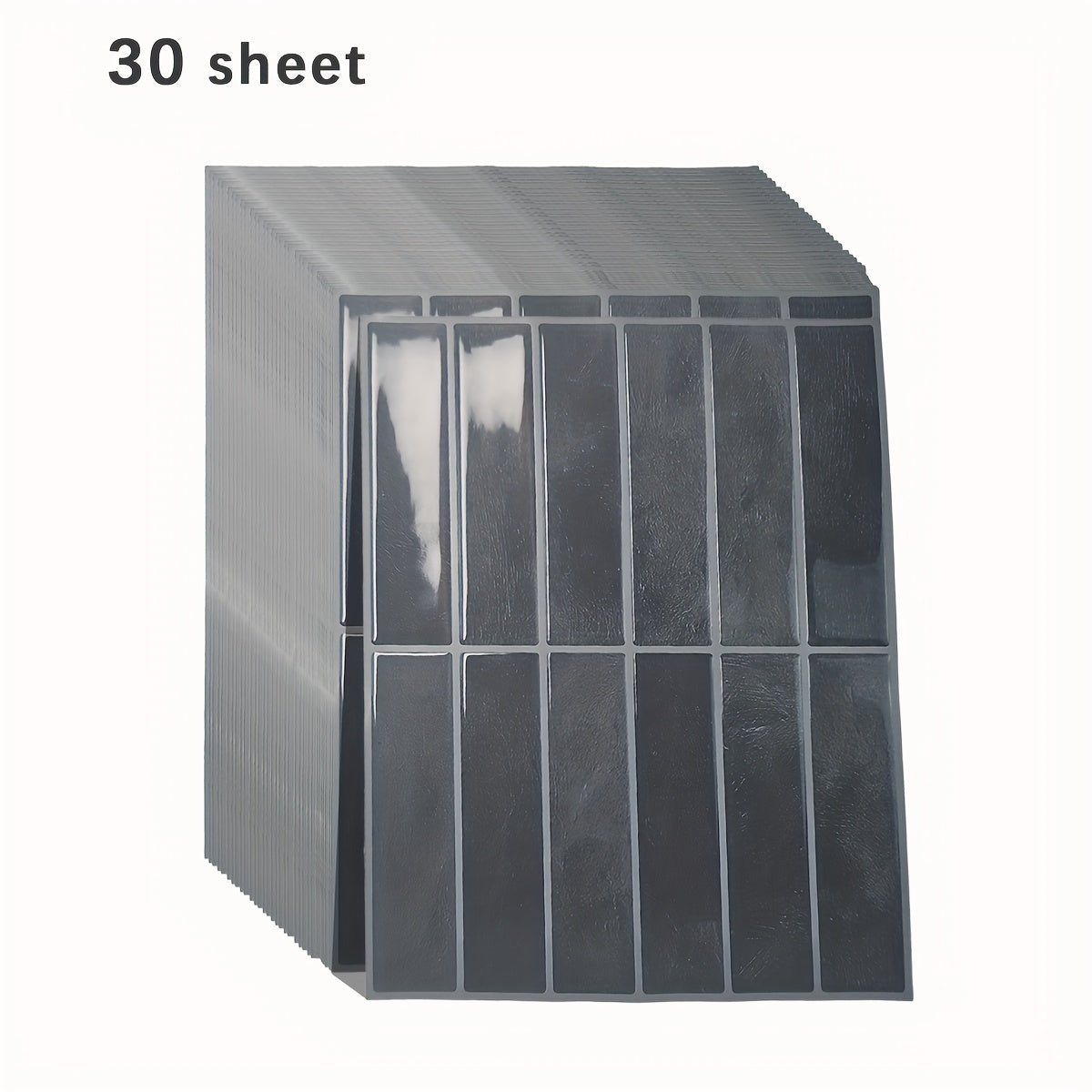 5Pcs 3D Self-Adhesive Wall Tiles Waterproof Heat-Resistant Bathroom Kitchen Backsplash