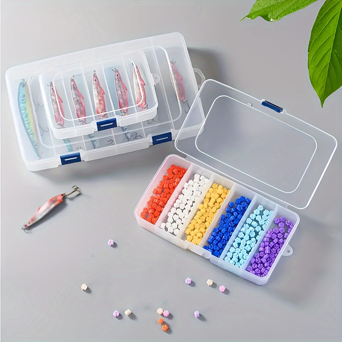 Caja organizadora de almacenamiento de múltiples compartimentos para uso en el hogar y la oficina