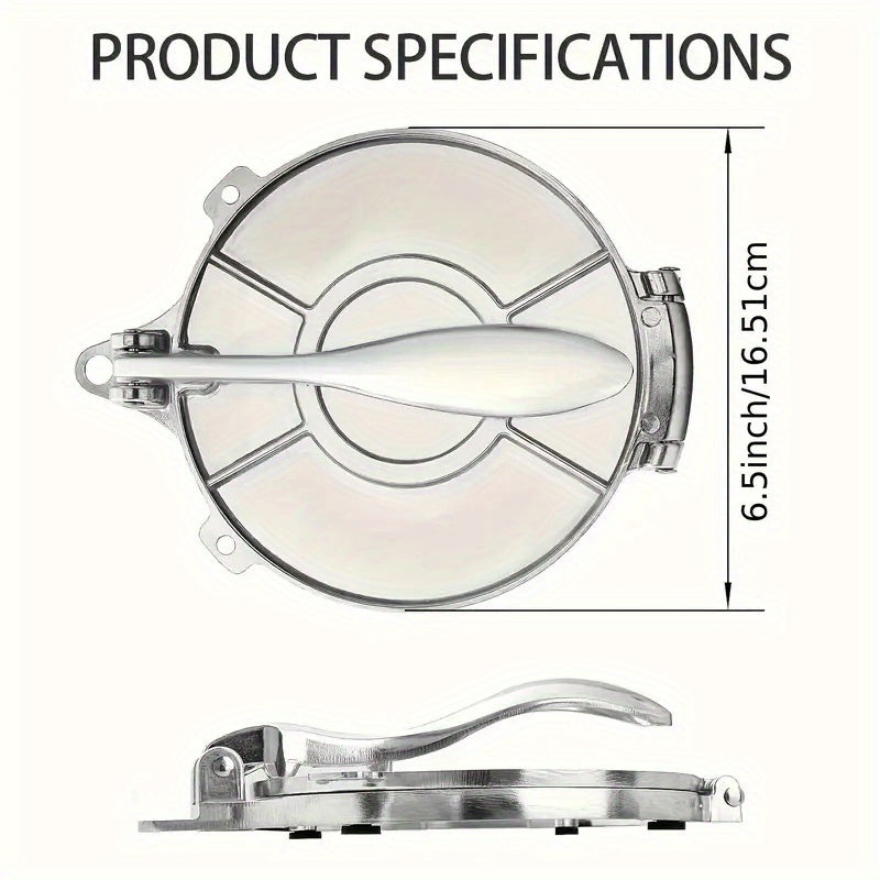 Alüminiy tortillani bosish va pancake tayyorlash uchun uyda tayyorlangan tortillalar, crepes, pancake qilish uchun