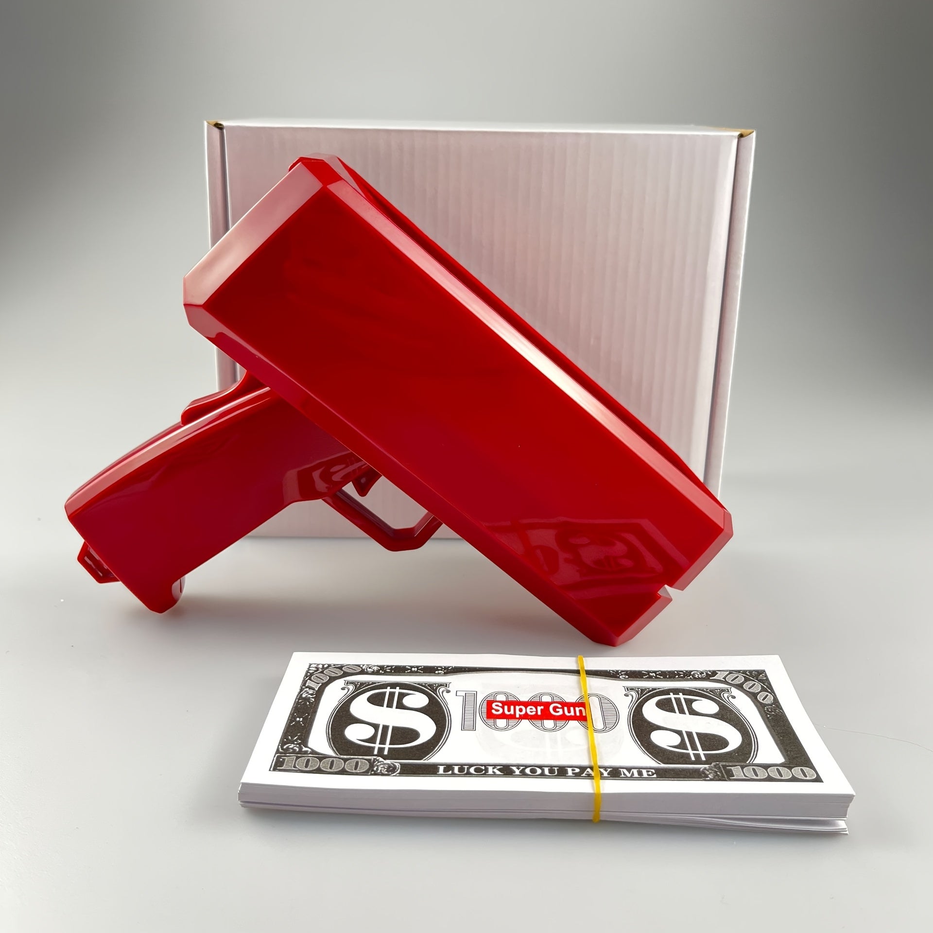 Golden-Tone Plastic Party Spray Gun for Weddings Birthdays and Celebrations