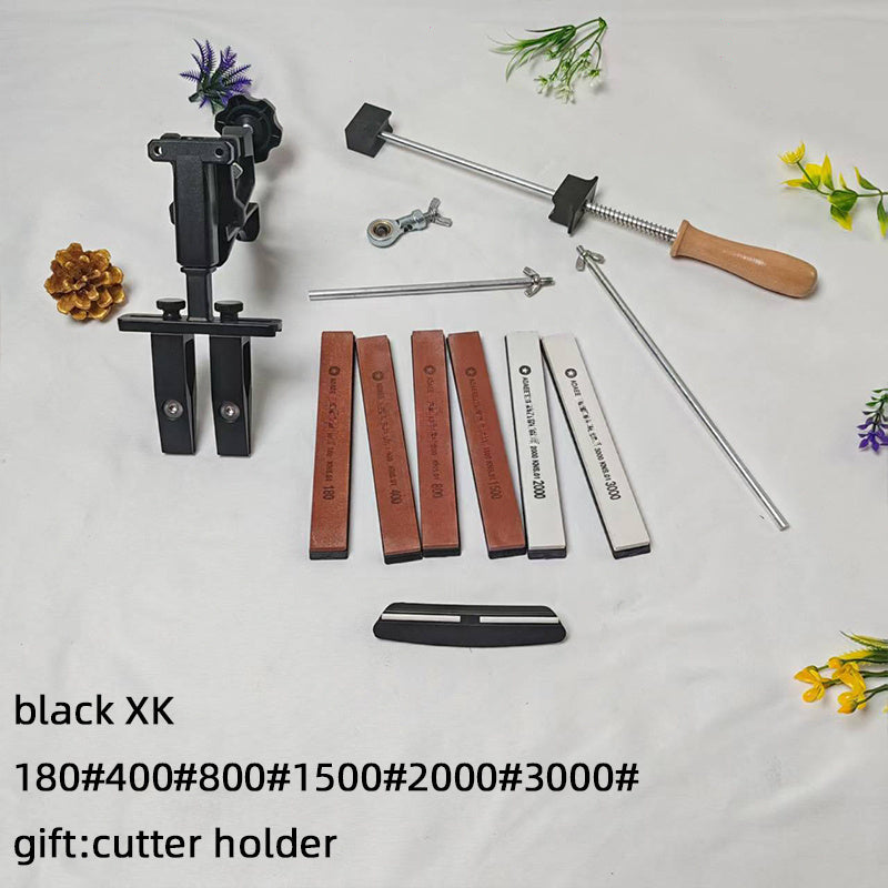 360° вращающийся точильный камень с фиксированным углом для быстрой заточки на кухне, прочный инструмент