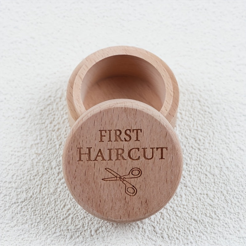 Деревянная шкатулка для зубов и памятных вещей, маленькая, натуральная, подарок