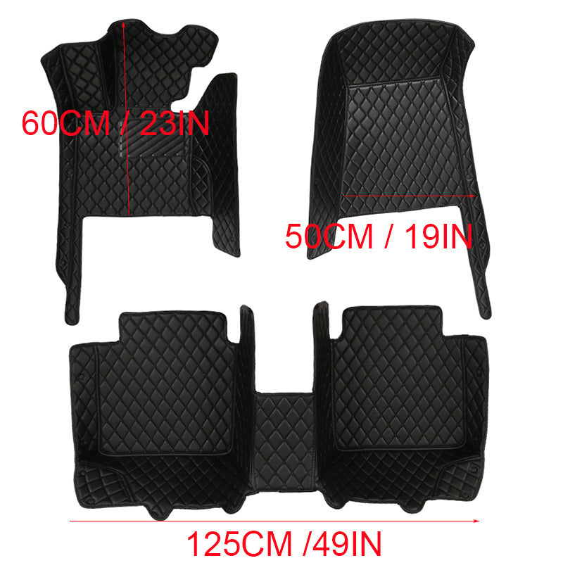 Car Floor Mat Waterproof PU Double Layer Trunk Mat for SUV Cargo Protection
