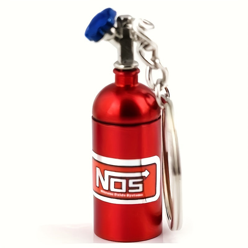 Car Keychain Nitrogen Gas Bottle Keychain Gift Accessory