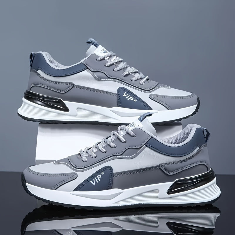 Men's Casual Athletic Sneakers Breathable Non-Slip Lace-Up Running Outdoor Shoes