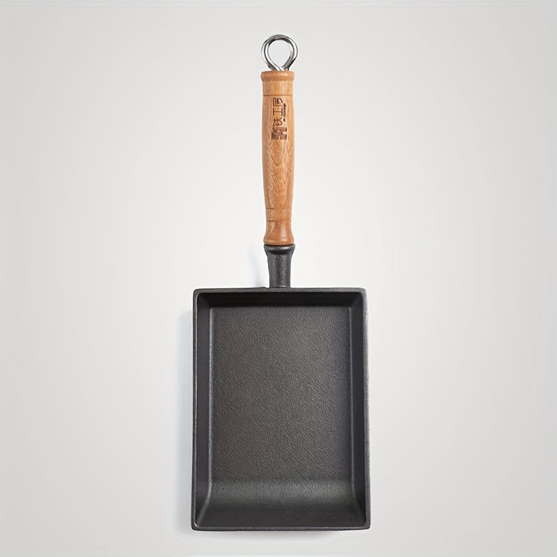 Cast Iron Frying Pan Non-Stick Japanese Style 1 Piece for Eggs Breakfast