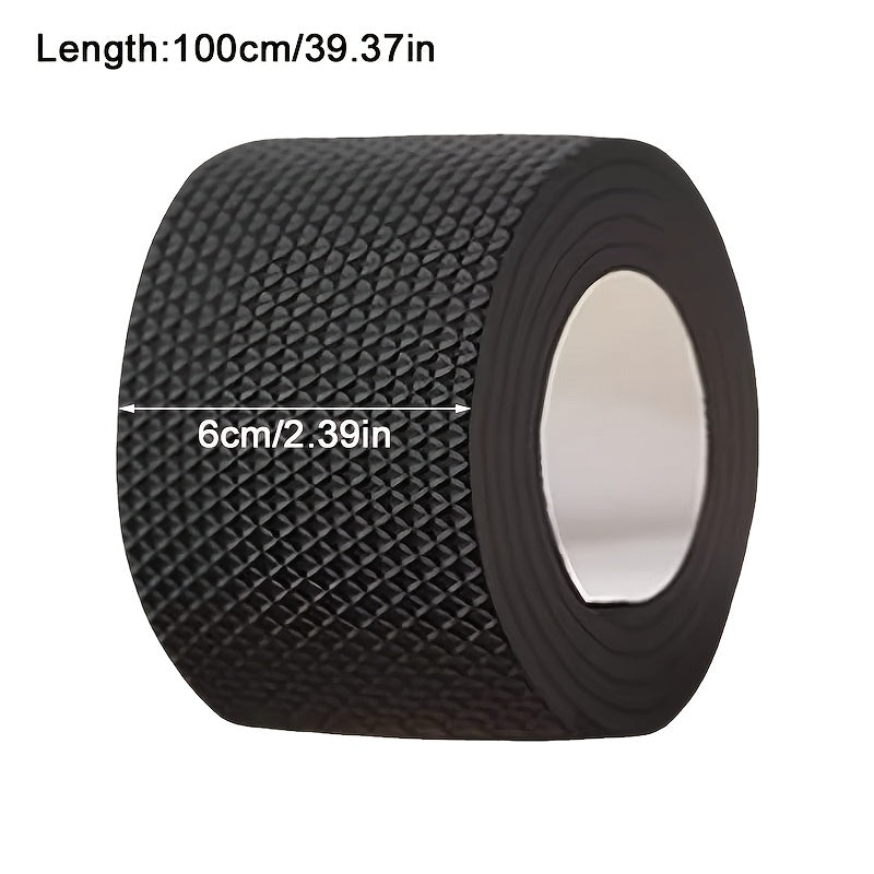 Unisex Black Rubber Heel Anti-Slip Repair Stickers Soft Pads