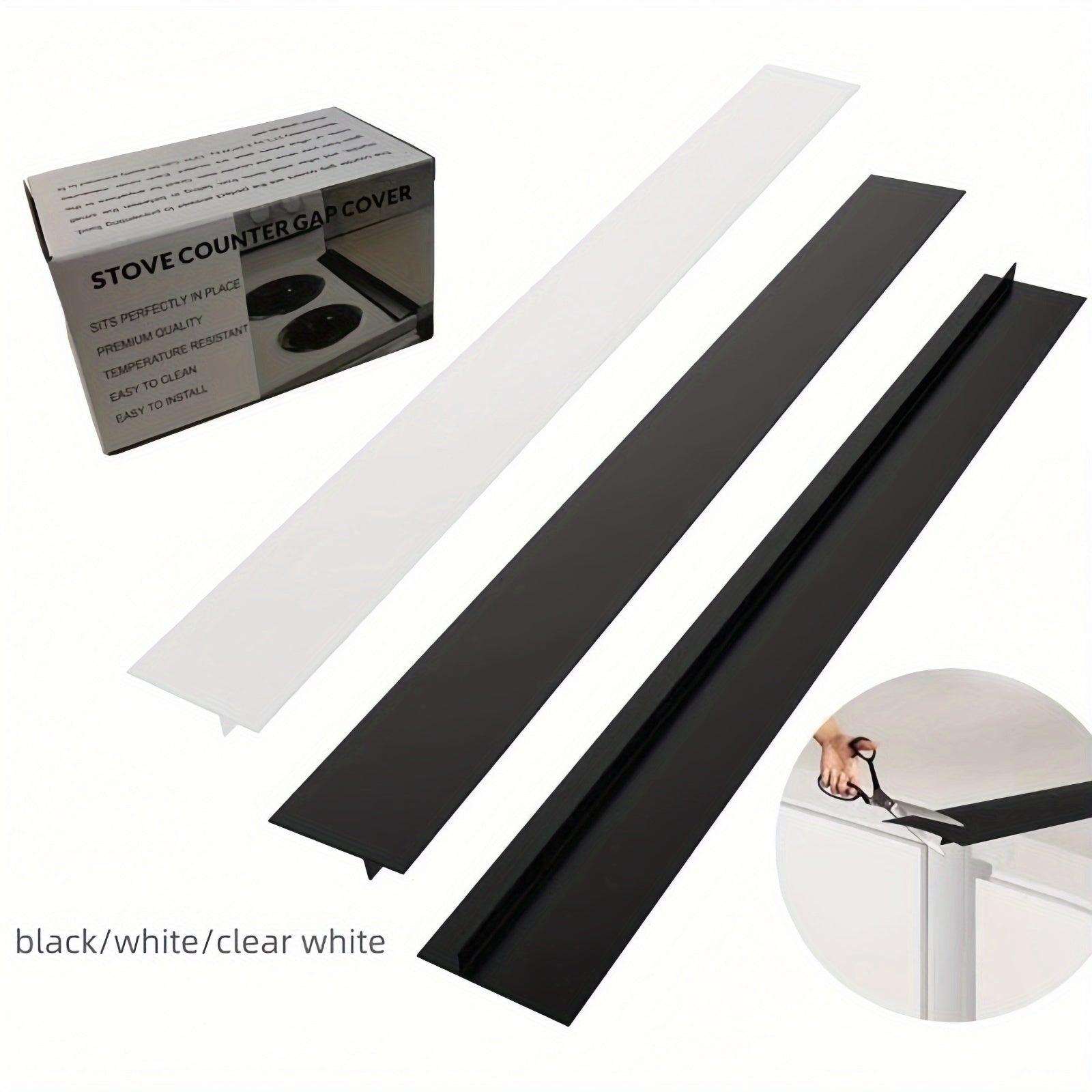 53 см T-shaklidagi silikon yostiq gaz plitasida gazni ushlab turish va oshxona bezaklari uchun