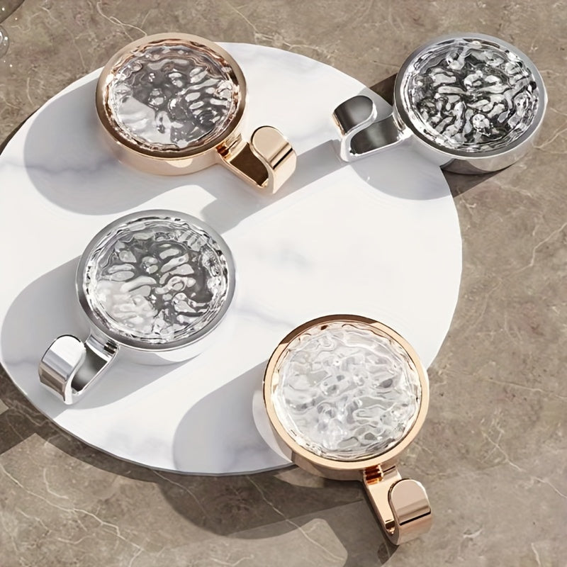 Glacier Pattern Wall Hook Set Seamless Non-perforated Bathroom Door Hanging