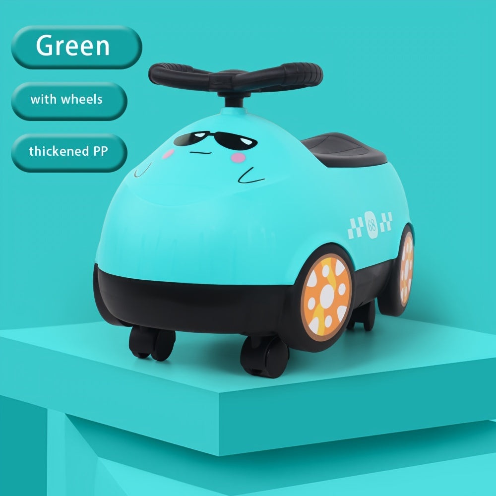 Dinosaur Themed Potty Training Seat for Boys and Girls Mess-Proof Toilet Seat with Car Design