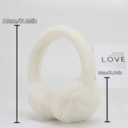Women's Plush Earmuffs Winter Warm Comfortable Elastic Fit Polyester Fiber