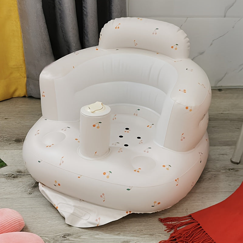 Inflatable Baby Seat for 3-36 Months with Built-in Air Pump and Floor Stand