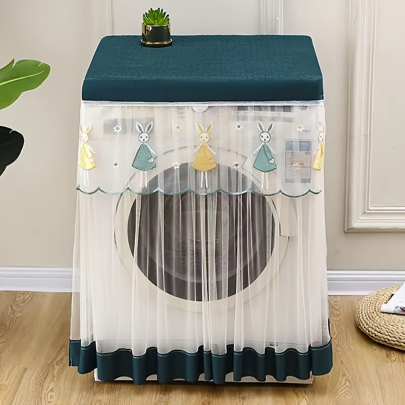 Universal Polyester Washing Machine Cover for Front Load Dryer Dustproof Sunproof