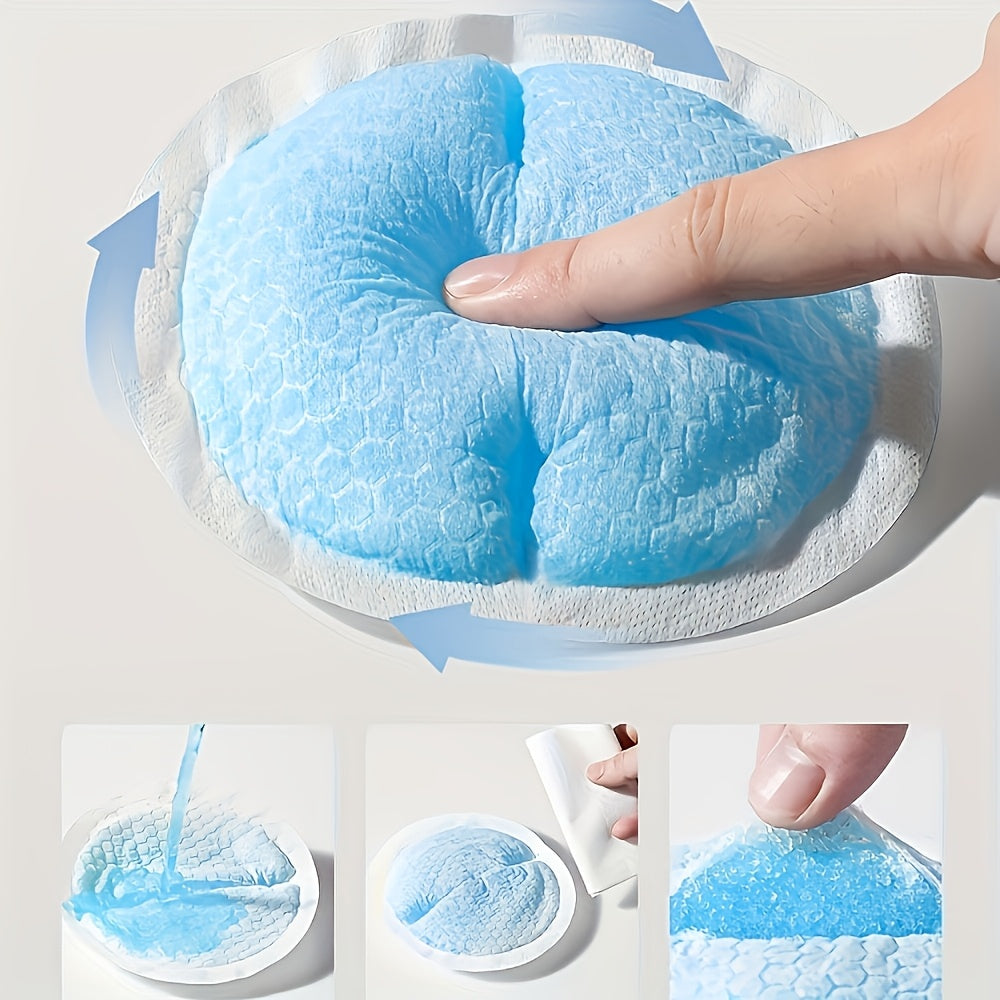 100-Pack Ultra-Thin Leak-Proof Nursing Pads Breathable Polyester Individually Wrapped