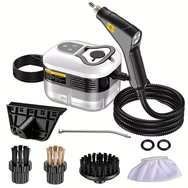 Qo'lga olinadigan bug' tozalagich, 6 ta aksessuar, sensorli ekran, 6 ta sozlanadigan daraja, chuqur tozalash, ko'chma tutqich, 1200ml suv tanki.