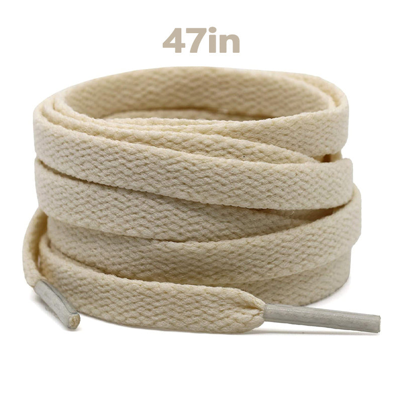 Unisex Flat Shoe Laces for Running Sneakers Boot Strings 48 Inches Black