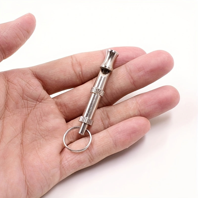 Adjustable Metal Ultrasonic Dog and Bird Training Whistle