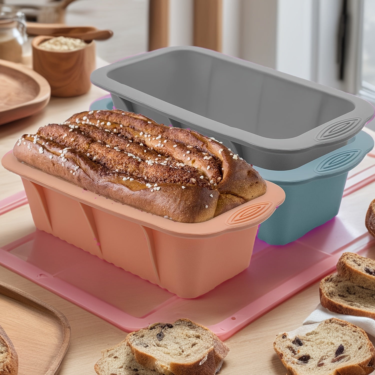 Food-Safe Silicone Baking Mold for Bread, Cheesecakes, Pastries