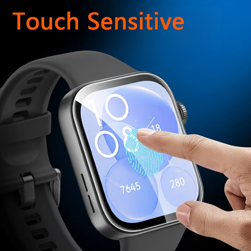 3pcs Hydrogel Screen Protectors for Huawei Watch Fit 3 Scratch-Resistant High Clarity Easy Installation